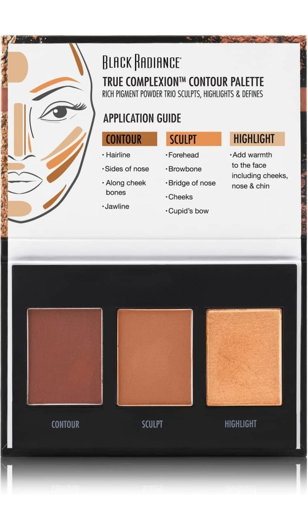 Black Radiance True Complexion Contour Palette - Medium to Deep