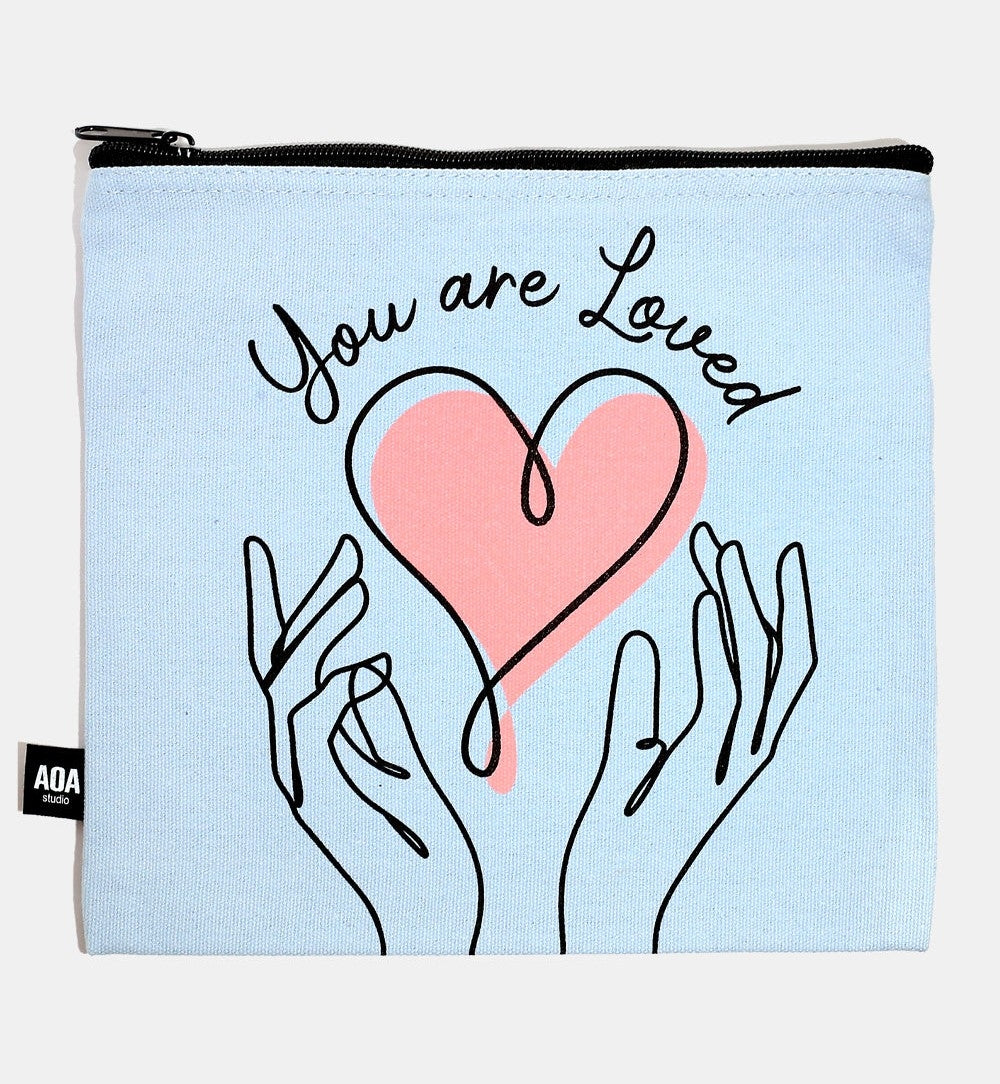 You Are Loved Canvas Pouch