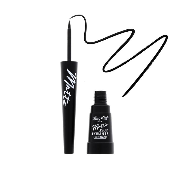 Amor Us Matte Liquid Eyeliner - Super Black