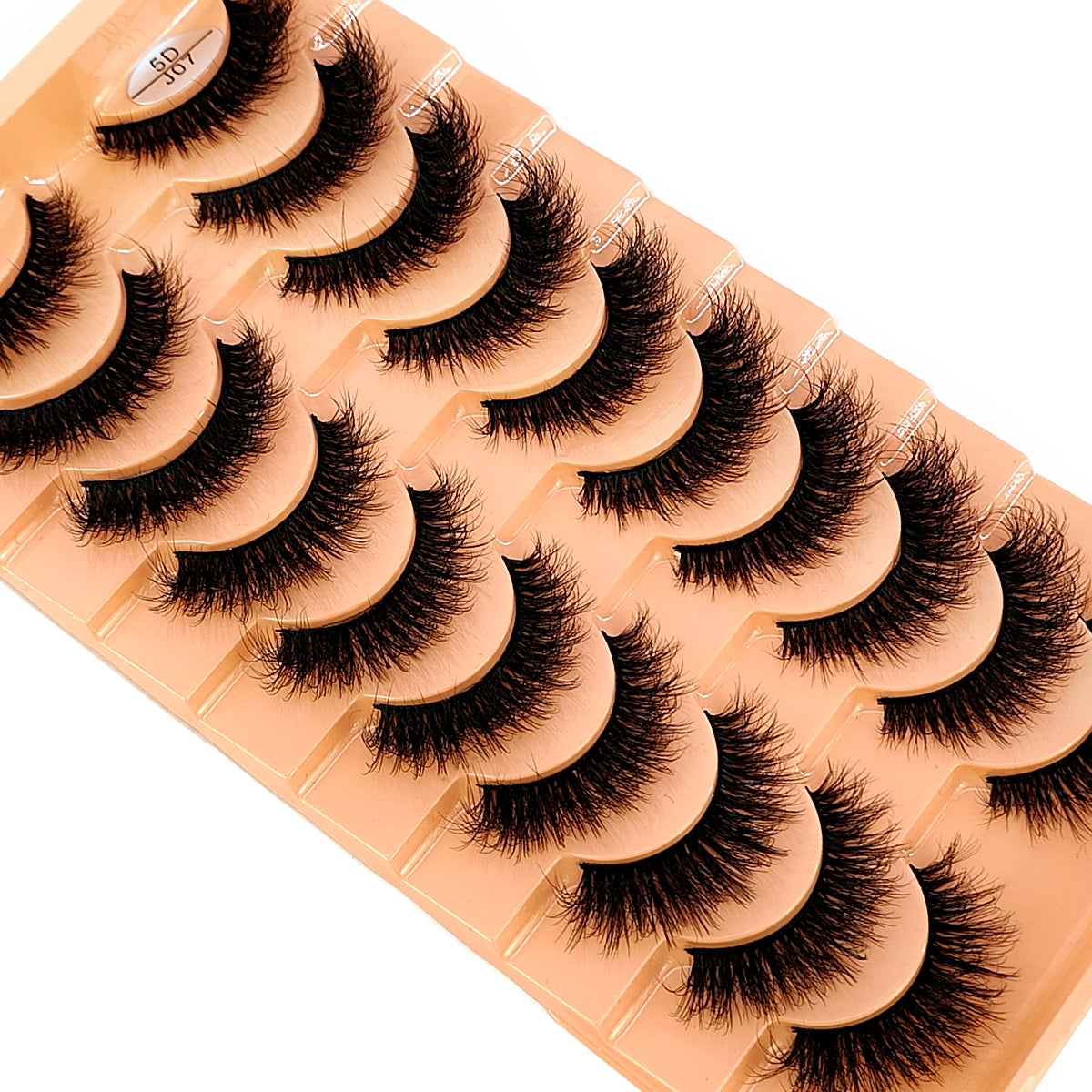 10 Pairs of Faux Mink Eyelashes - J07