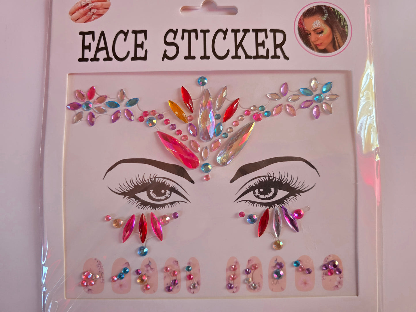 Carnival Gems - flower pattern