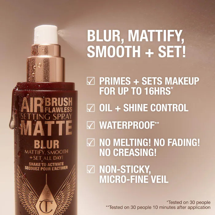 Charlotte Tilbury Airbrush Flawless Matte Blurring and Waterproof Setting Spray