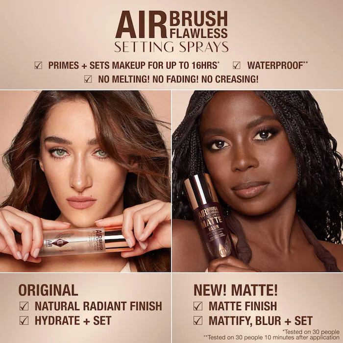 Charlotte Tilbury Airbrush Flawless Matte Blurring and Waterproof Setting Spray