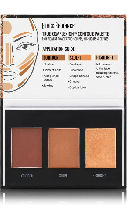 Black Radiance True Complexion Contour Palette - Medium to Dark