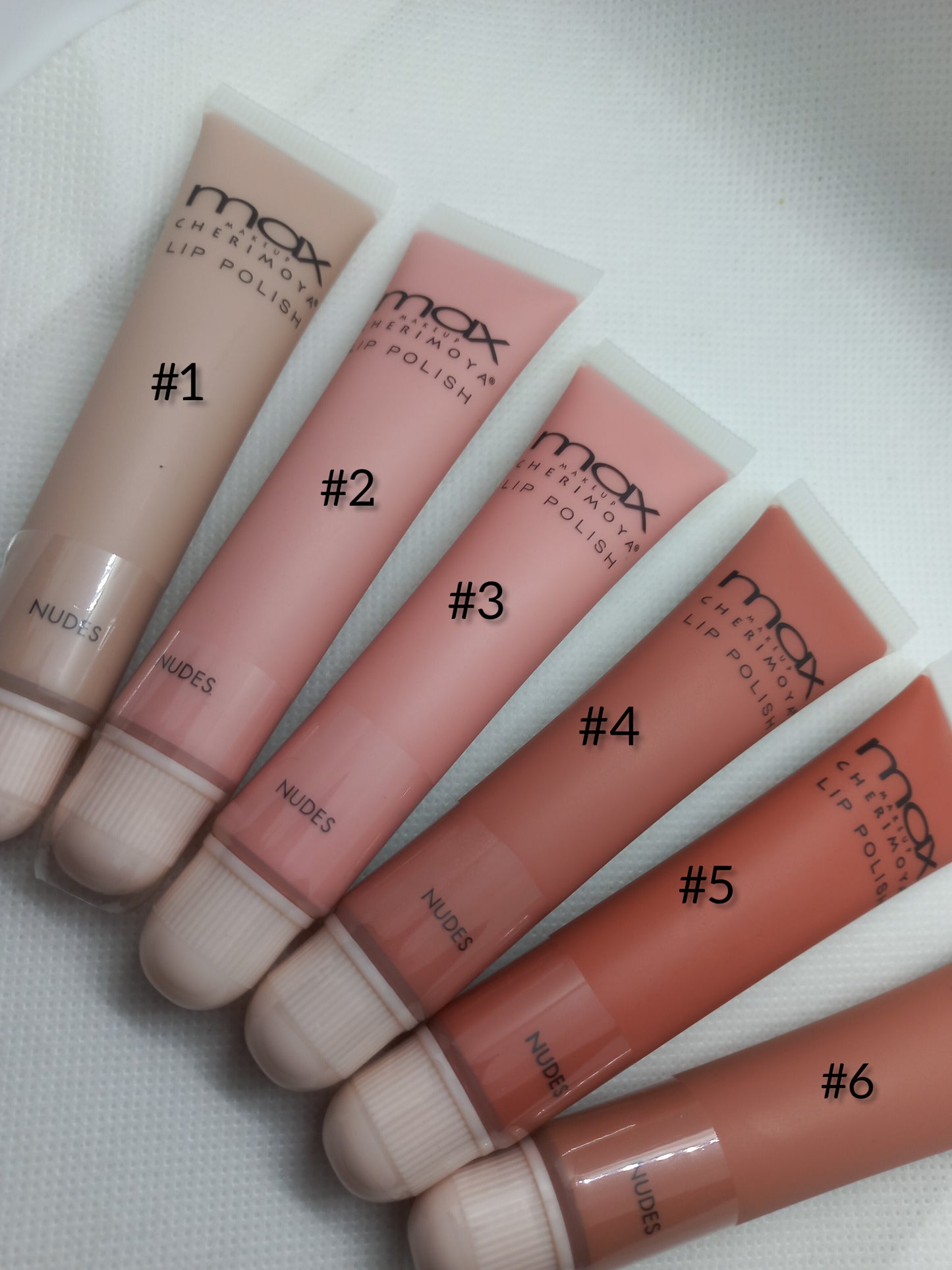 Cherimoya Lip Polish- Max Makeup - Nudes