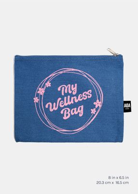 "My Wellness Bag" Canvas Pouch