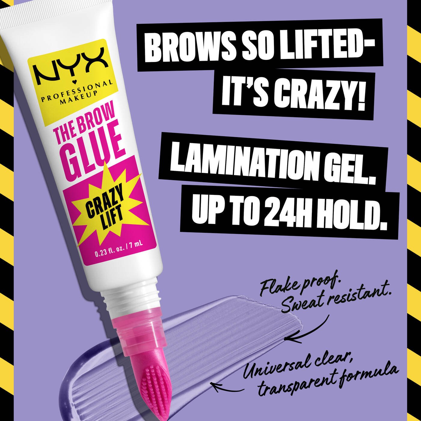 NYX The Brow Glue Crazy Lift - Transparent