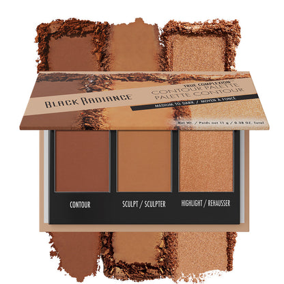 Black Radiance True Complexion Contour Palette - Medium to Dark