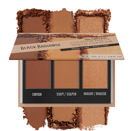 Black Radiance True Complexion Contour Palette - Medium to Dark