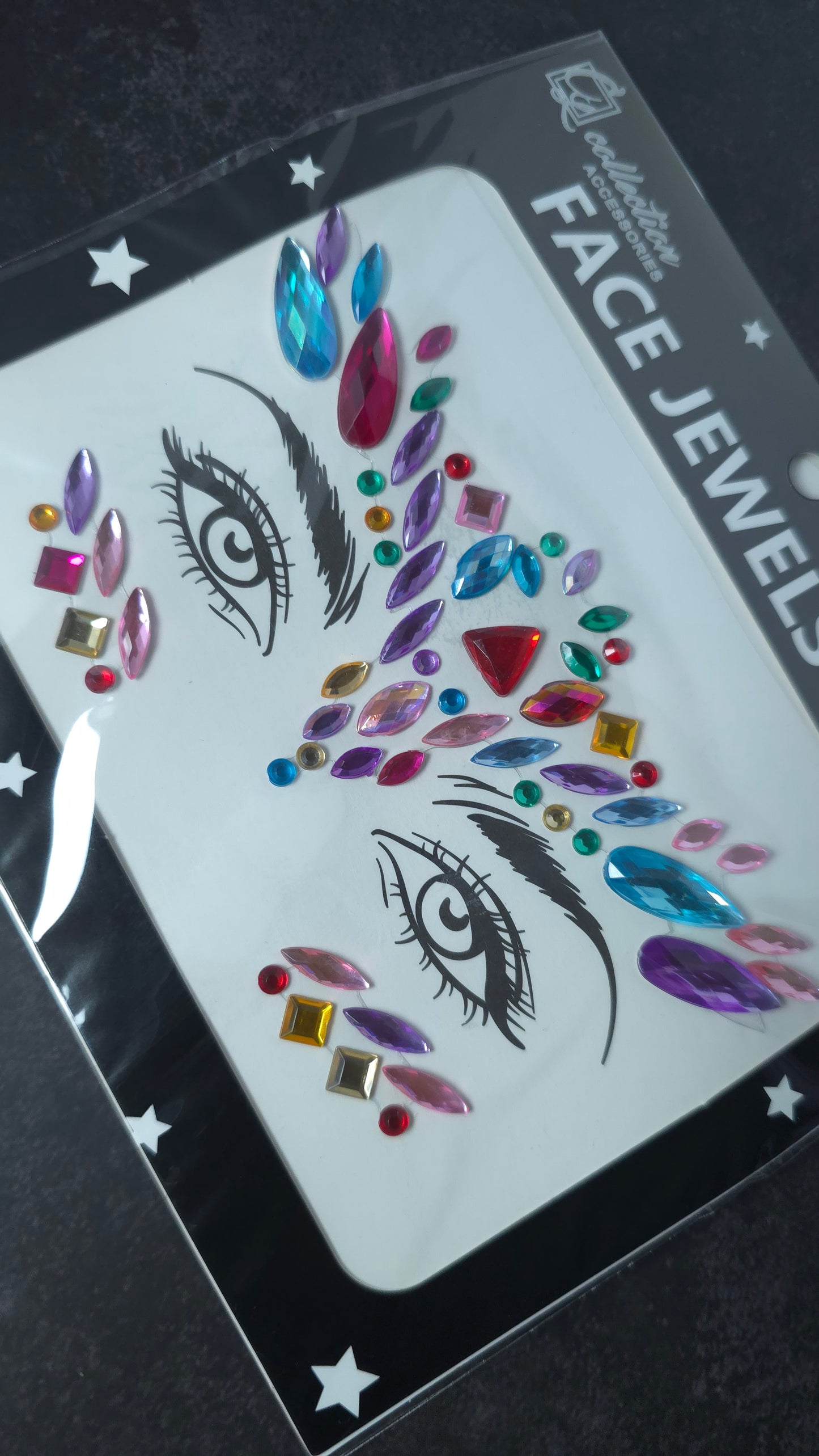 Carnival Face Gems (B)