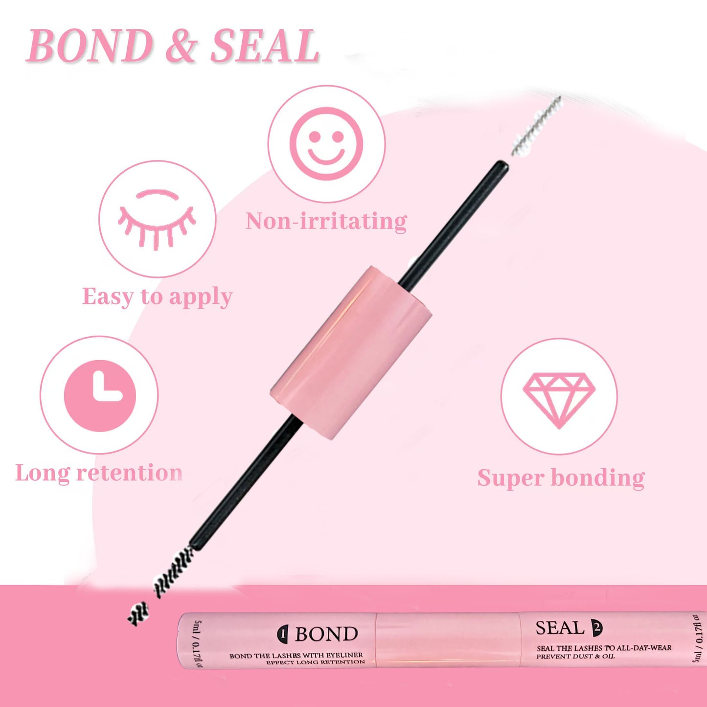 Bond and Seal Cluster Lash Glue - Black