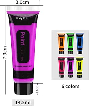 Glow Neon Colour Face and Body Paint