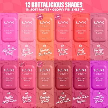 NYX Buttermelt Blush - Getting Butta