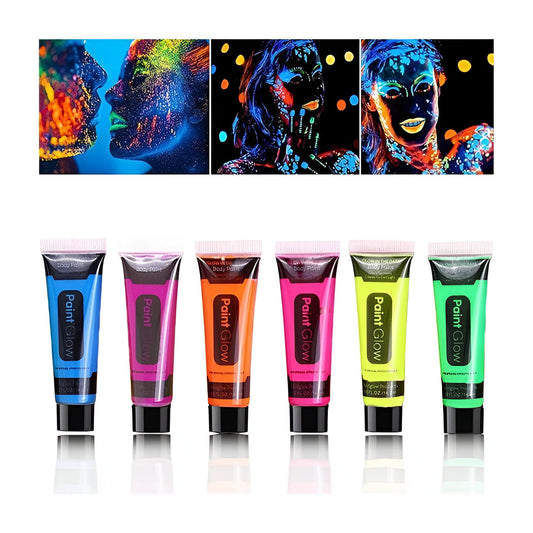 Glow Neon Colour Face and Body Paint